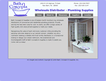 Tablet Screenshot of bathconceptsofnewbern.com